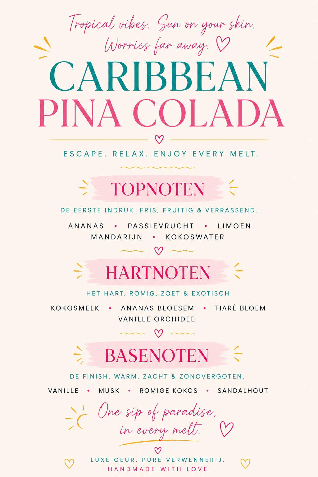 Caribbean Pina Colada waxmelt - 138727 Caribbean Pina Colada waxmelt