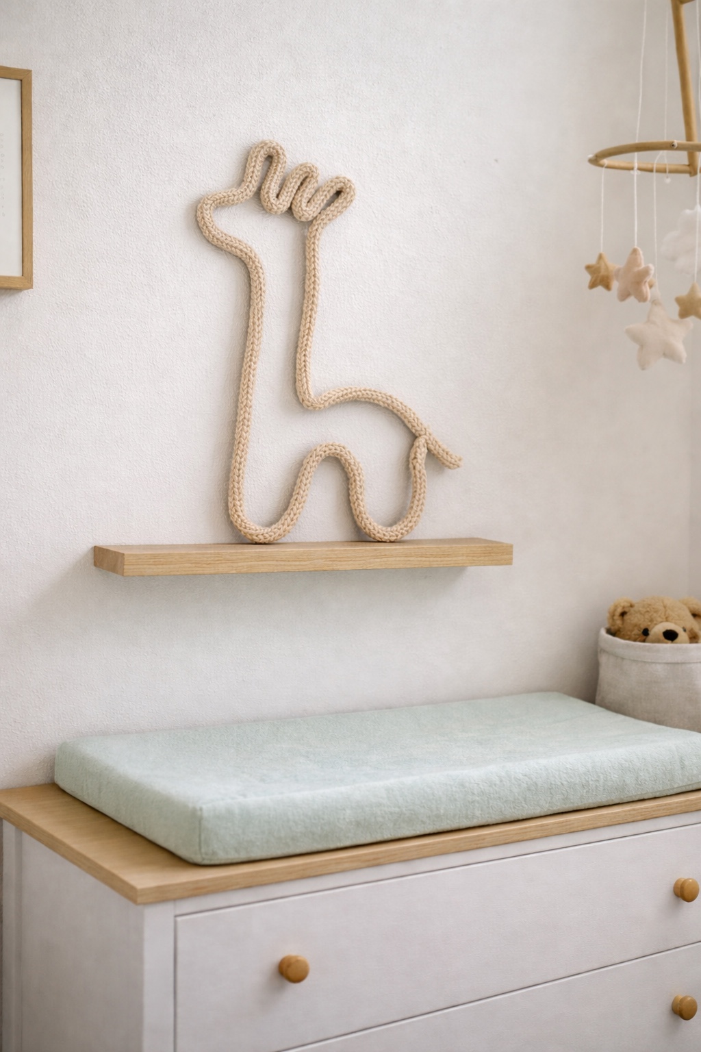 gepunnikte decoratie giraf