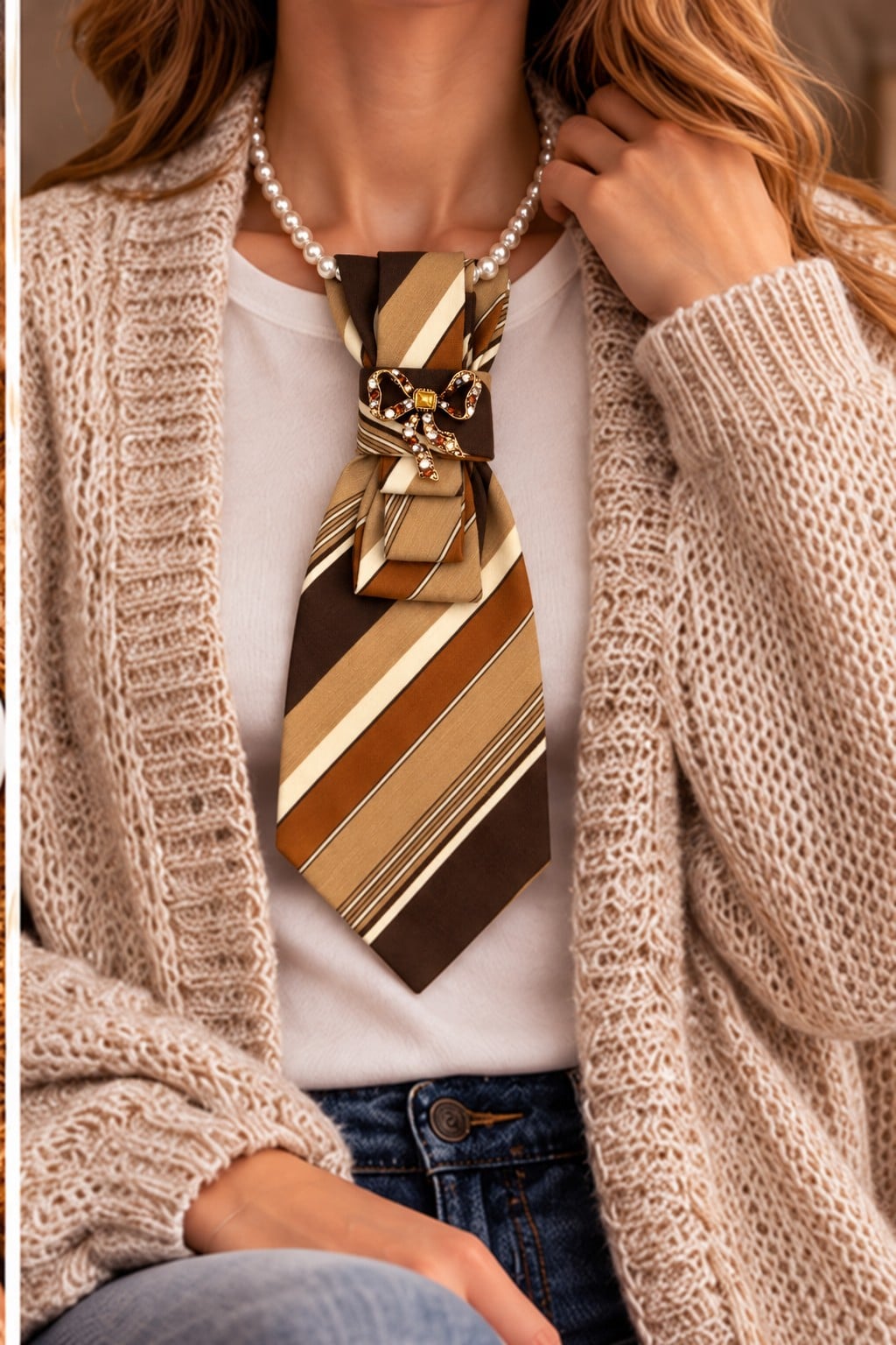 Luxe & exclusief stropdas ketting tie necklace - Jewelry statement- n… - 151930 Luxe & exclusief stropdas ketting tie necklace - Jewelry statement- necklace tie