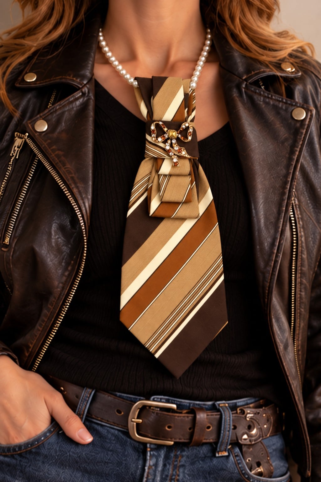Luxe & exclusief stropdas ketting tie necklace - Jewelry statement- n… - 151932 Luxe & exclusief stropdas ketting tie necklace - Jewelry statement- necklace tie