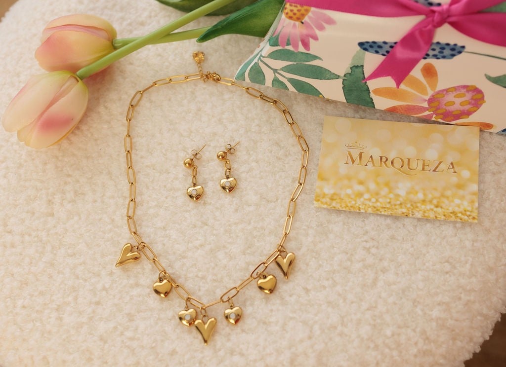 Sieradenset Hart RVS - 109324 Sieradenset Hart RVS