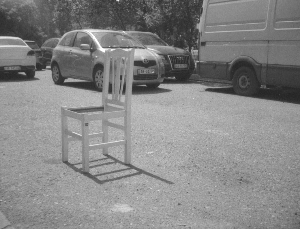 A Broken Chair in Albania: Original A3 Photo Print (Matte) - 142881 A Broken Chair in Albania: Original A3 Photo Print (Matte)
