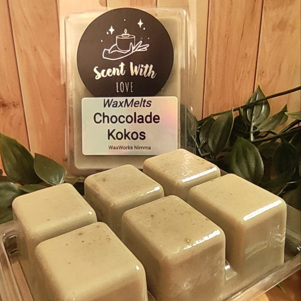 Waxmelts Chocolade Kokos Glitter - 75407 Waxmelts Chocolade Kokos Glitter
