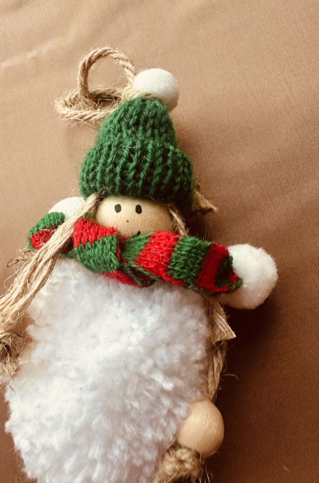 Groen kerstmeisje – handgemaakte kerstdecoratie - 151235 Groen kerstmeisje – handgemaakte kerstdecoratie