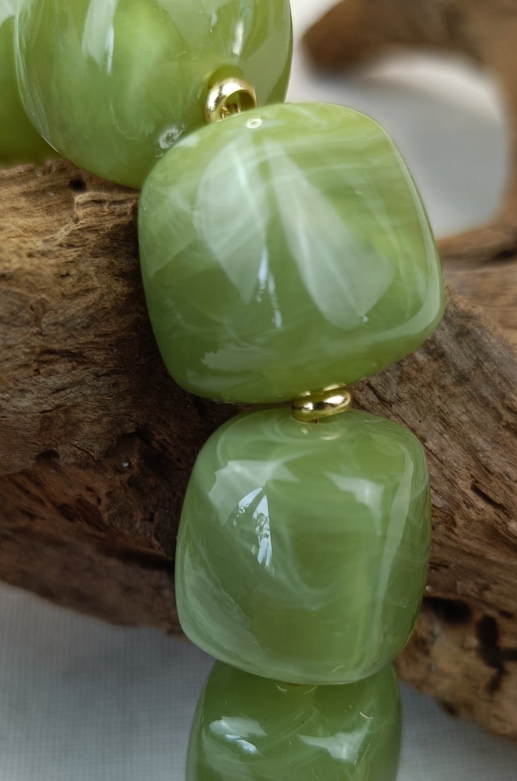 Statement ketting acryl voor dames