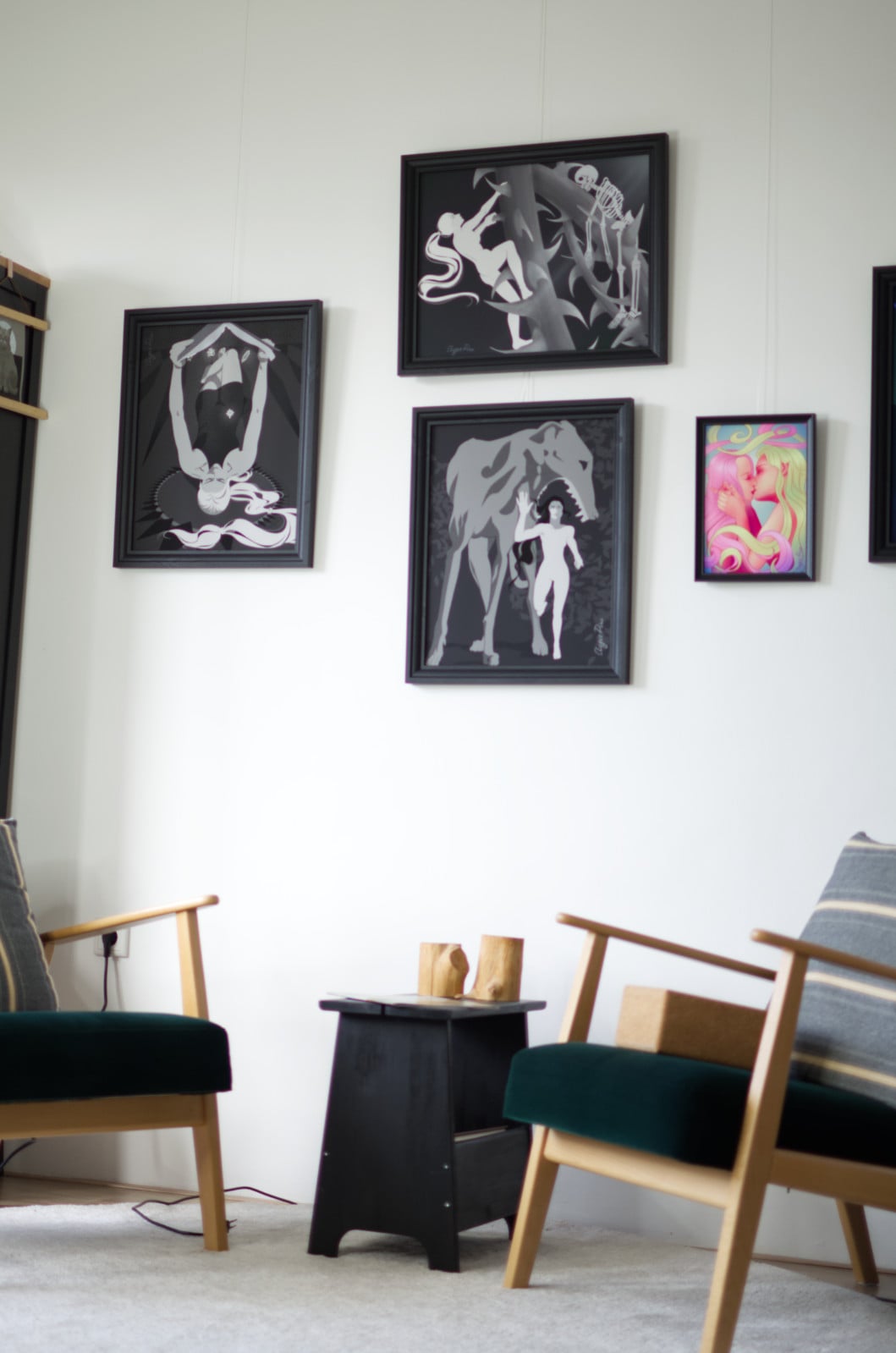 Gotische kunstprint met boekthema, 40 x 50 cm, wanddecoratie - 122962 Gotische kunstprint met boekthema, 40 x 50 cm, wanddecoratie