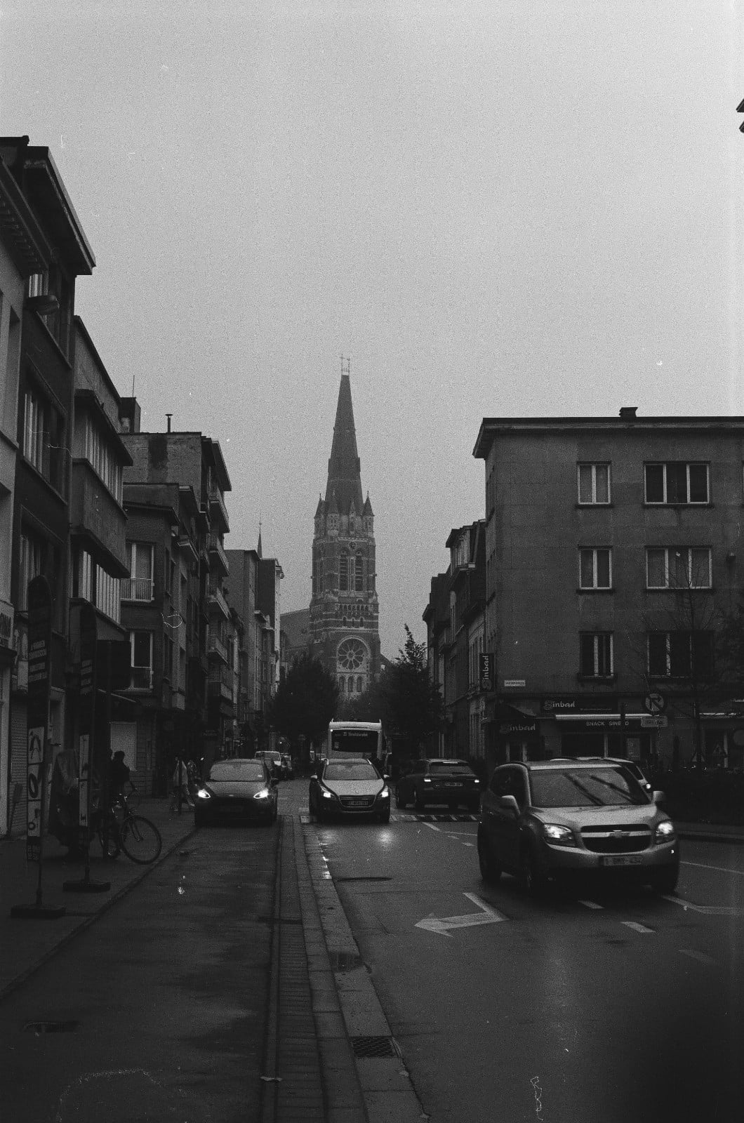 Antwerp on a rainy day: Original A3 Photo Print (Matte)