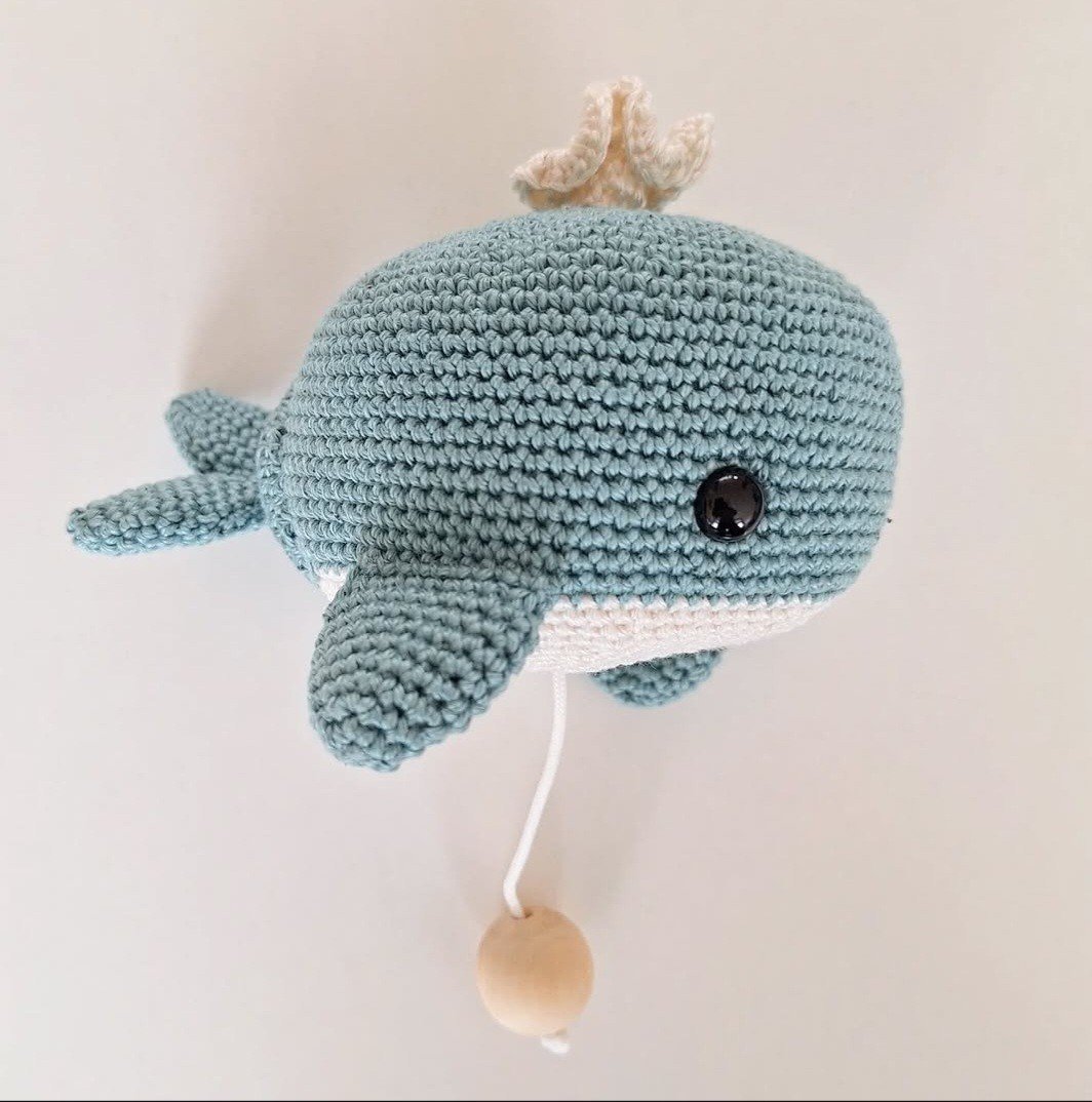 Walvis muziekdoosje voor de babykamer