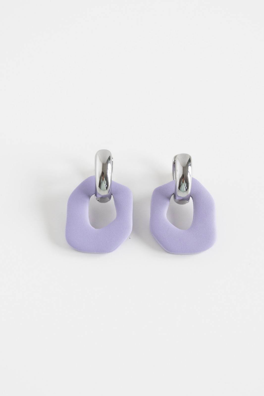 Daria Klei oorbellen - Zilver