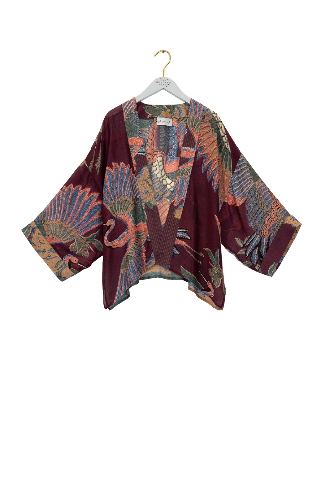 Crane Plum Kimono