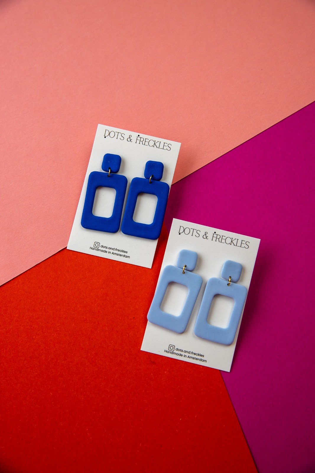 Lichte Statement Polymer Klei Oorbellen (19 kleuren verkrijgbaar) MOLLIE