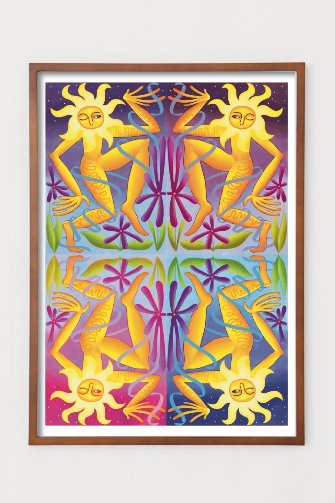 Print illustratie ‘Zonnedans’ - A3