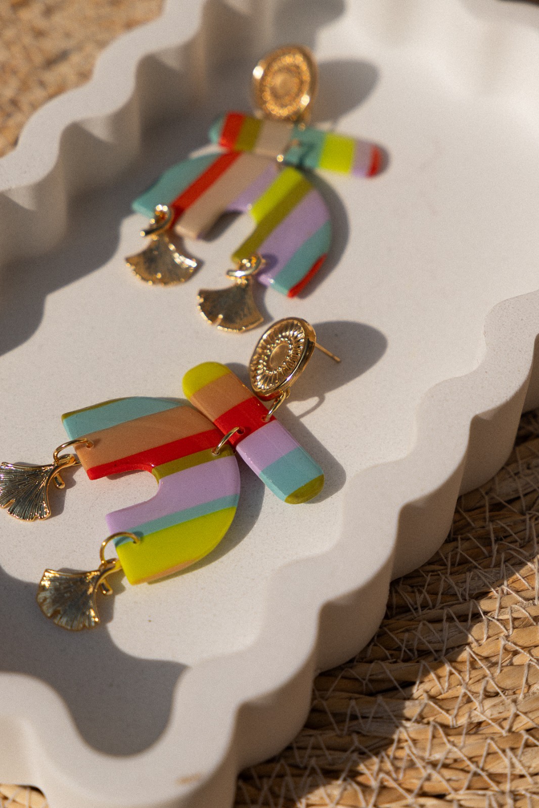 Oorbellen | Retro Beach Statement