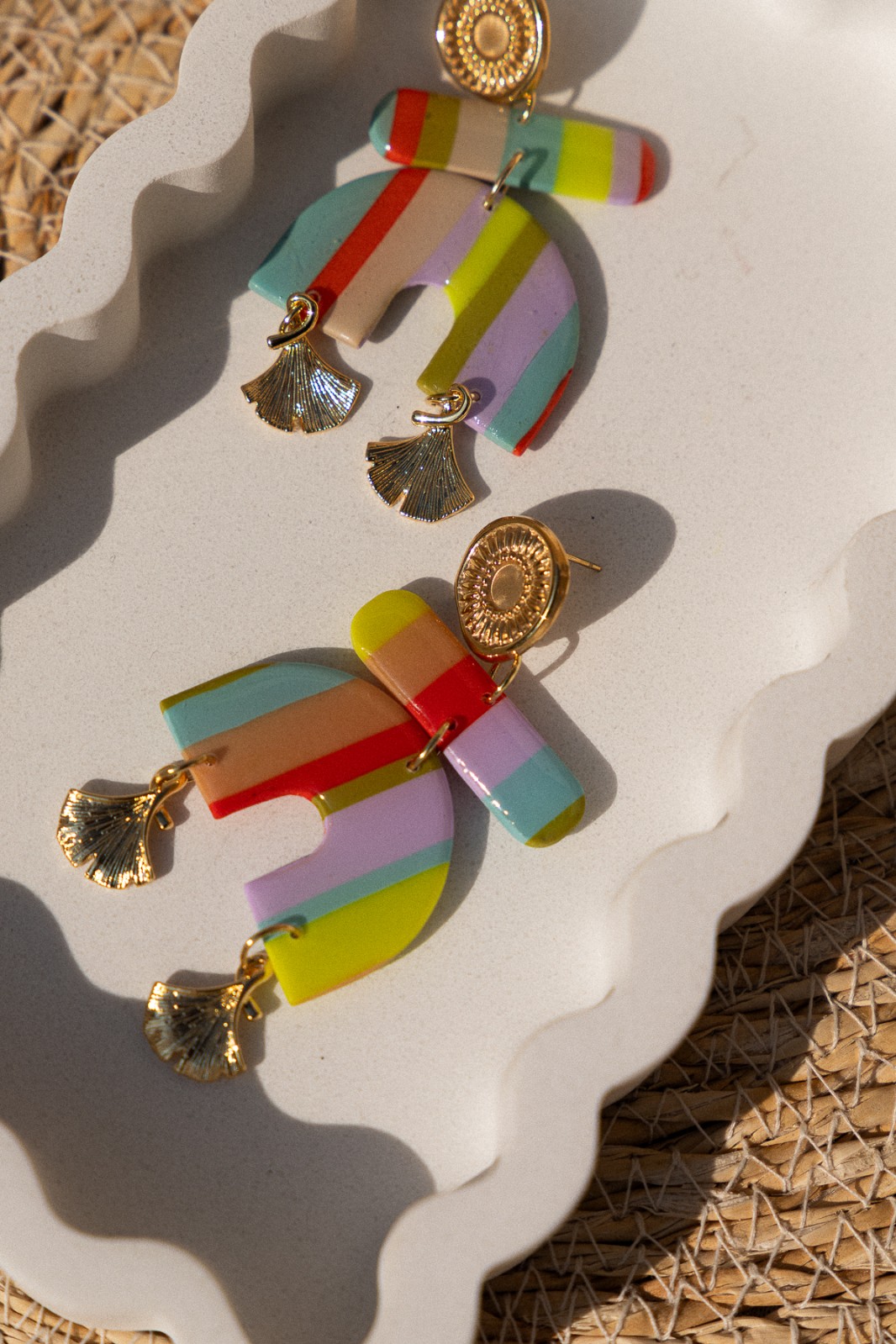 Oorbellen | Retro Beach Statement