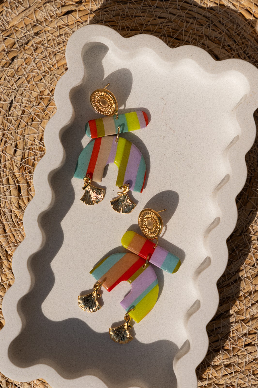 Oorbellen | Retro Beach Statement