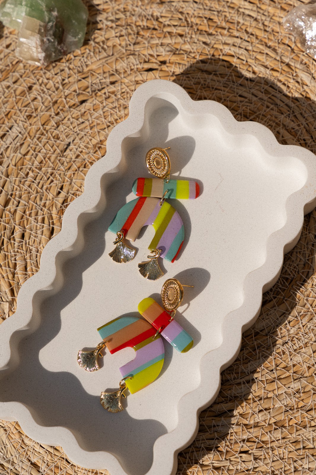 Oorbellen | Retro Beach Statement