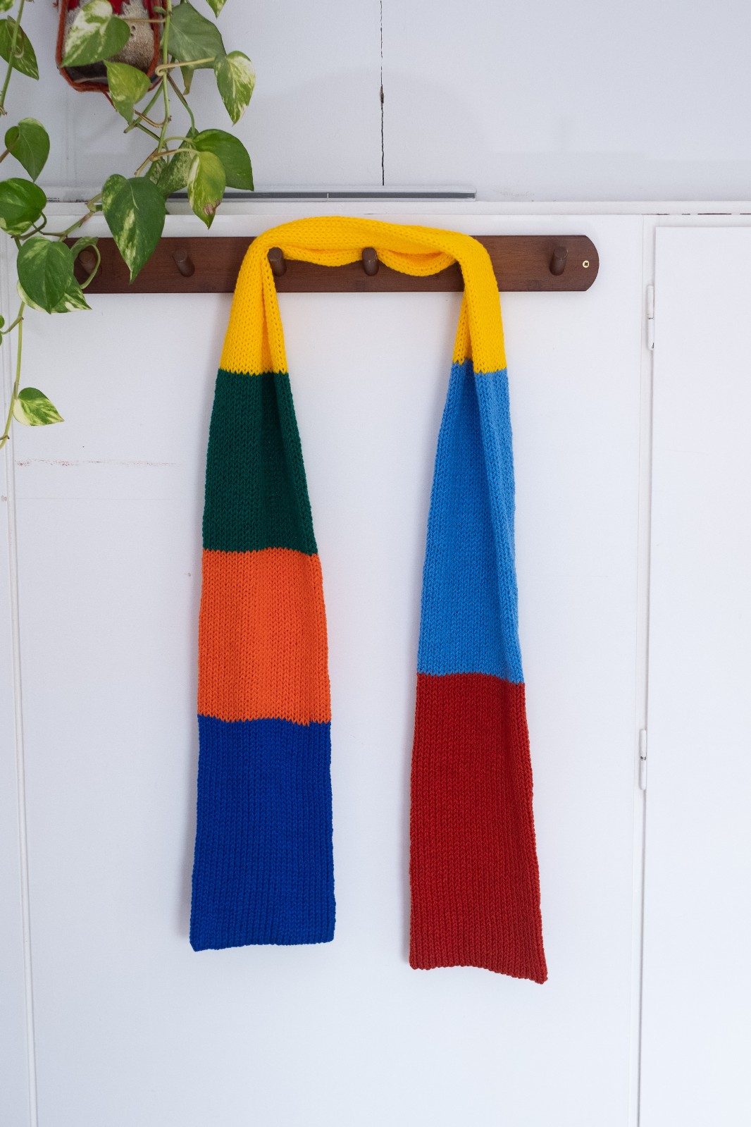 Zachte kleurrijke sjaal – multicolor Sjaal – uniek ontwerp