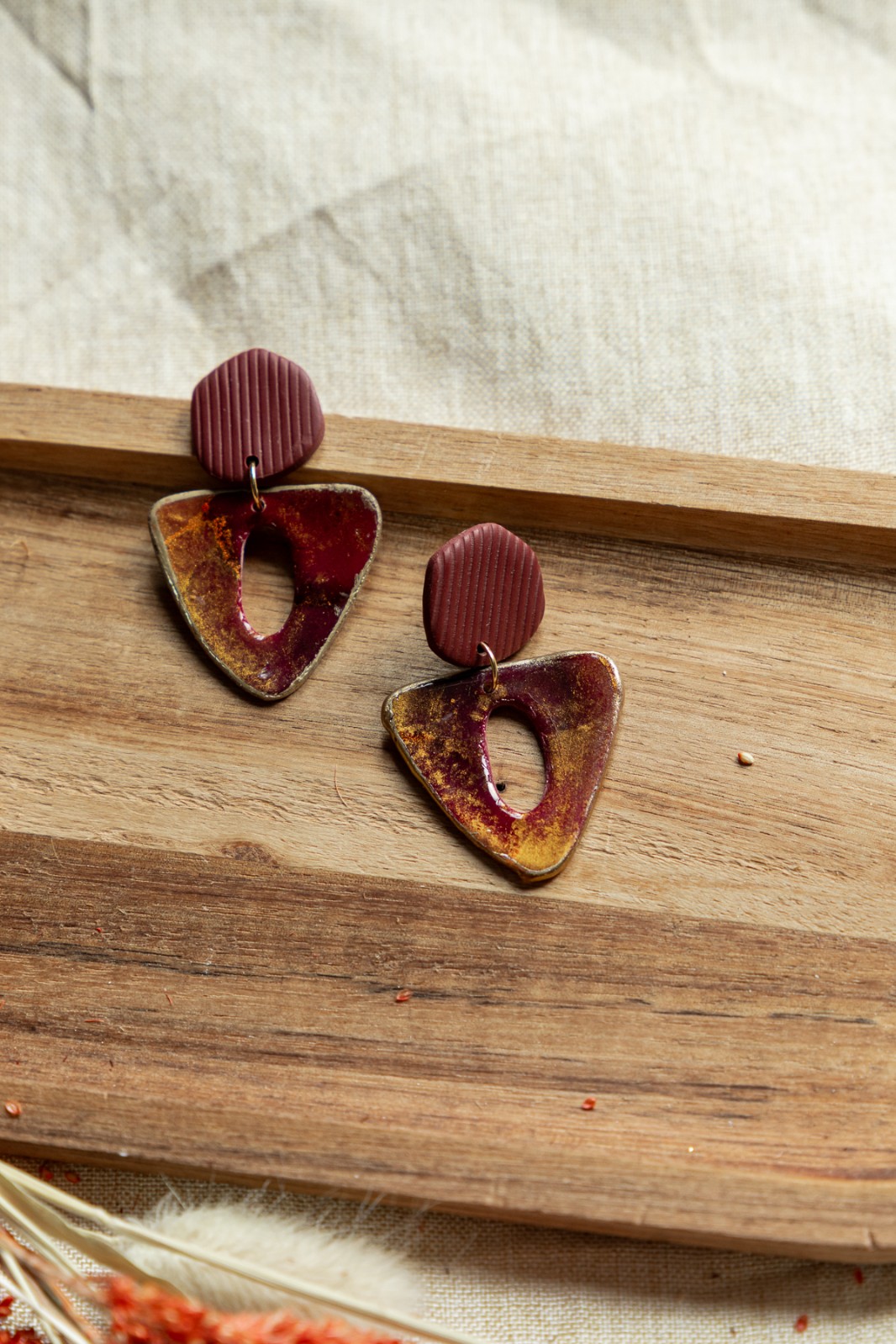 Oorbellen | Bordeaux Gold - 127983 Oorbellen | Bordeaux Gold