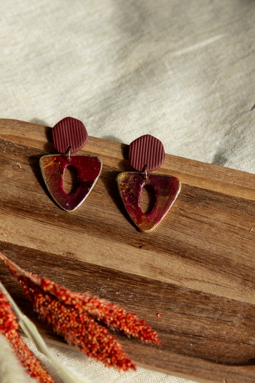 Oorbellen | Bordeaux Gold - 127984 Oorbellen | Bordeaux Gold