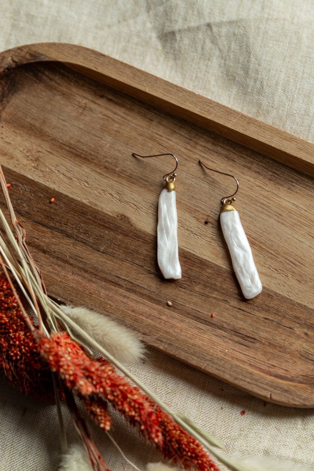 Oorbellen | Pearly stick - 127998 Oorbellen | Pearly stick