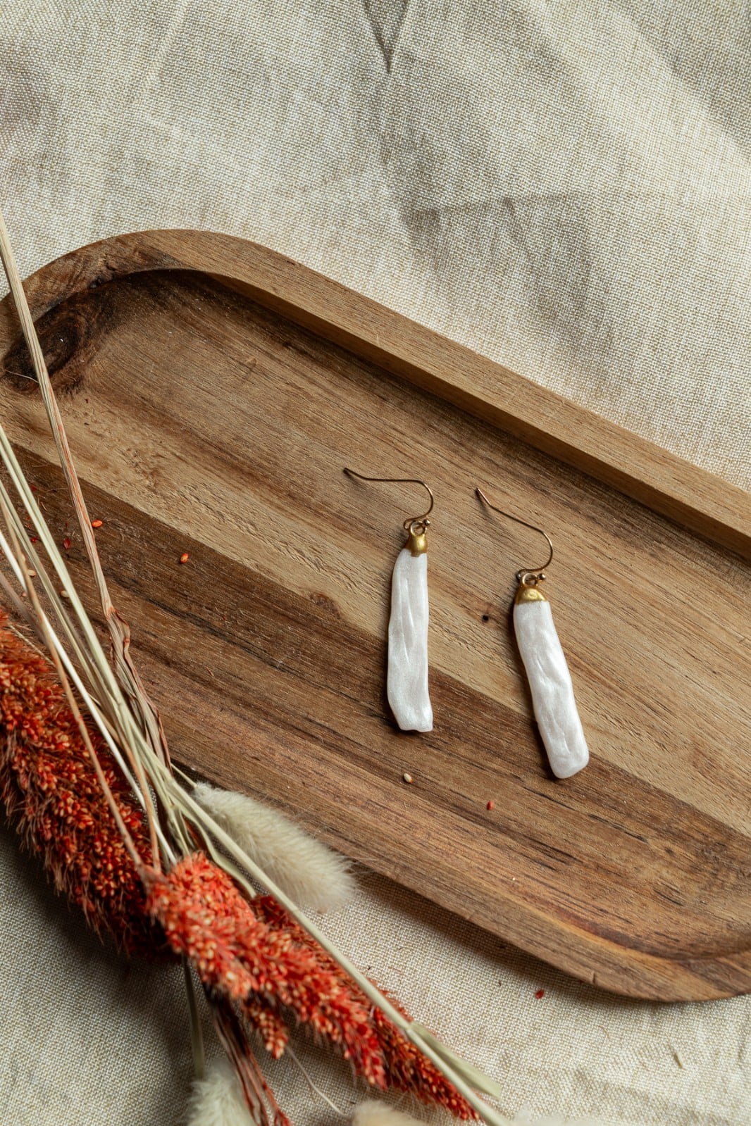 Oorbellen | Pearly stick - 128000 Oorbellen | Pearly stick