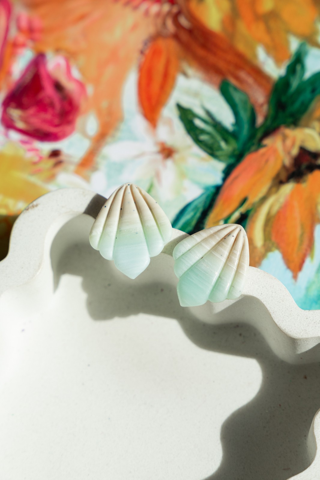 Oorbellen | shelly beach studs - 128001 Oorbellen | shelly beach studs