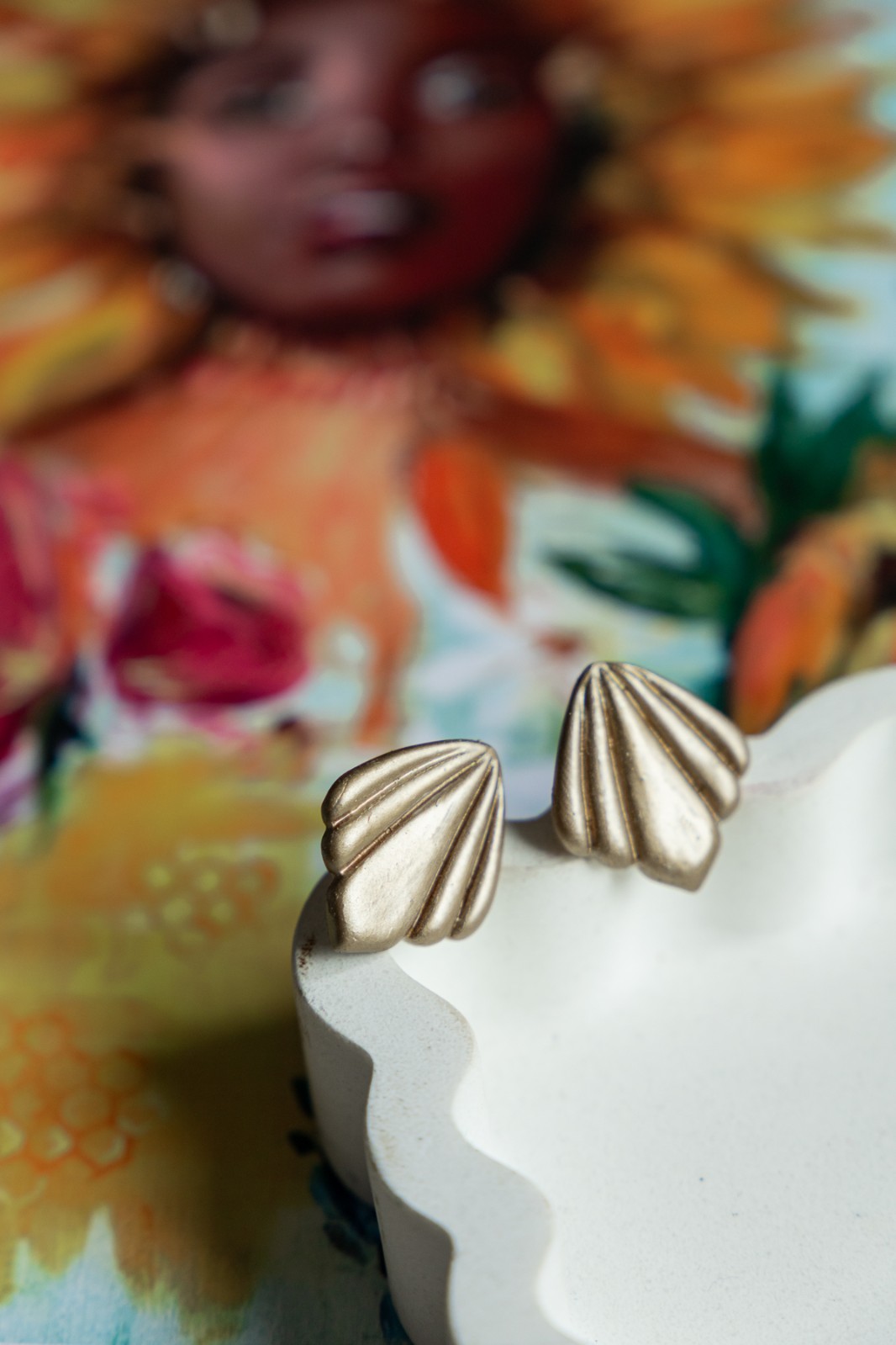Oorbellen | shelly beach studs - 128002 Oorbellen | shelly beach studs