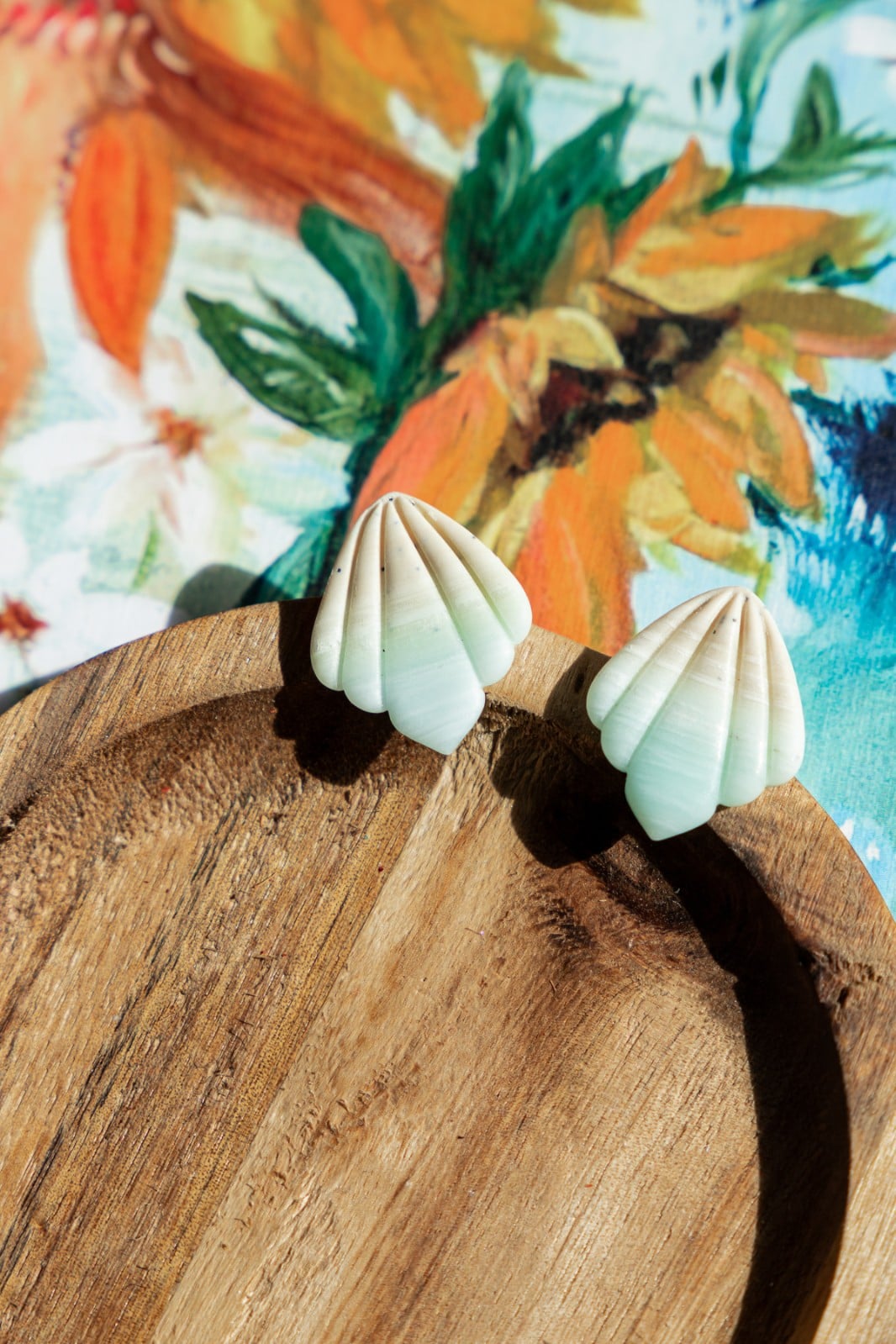 Oorbellen | shelly beach studs - 128005 Oorbellen | shelly beach studs