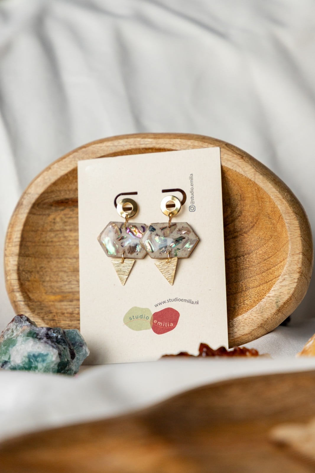 Oorbellen | Mother of Pearl Collectie - 147538 Oorbellen | Mother of Pearl Collectie