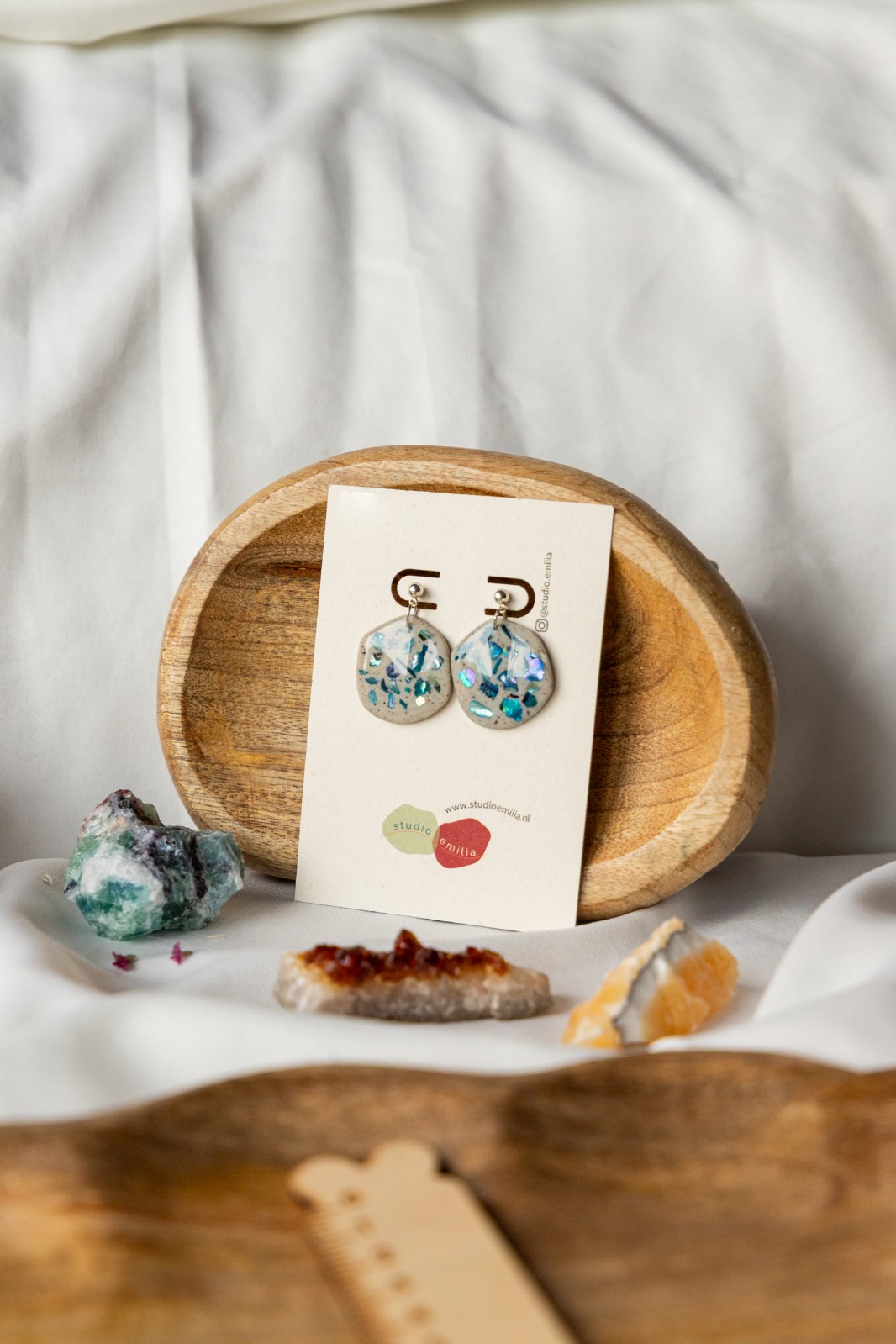 Oorbellen | Mother of Pearl Collectie - 147539 Oorbellen | Mother of Pearl Collectie