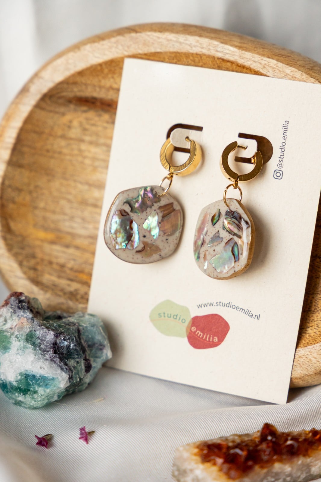 Oorbellen | Mother of Pearl Collectie - 147540 Oorbellen | Mother of Pearl Collectie