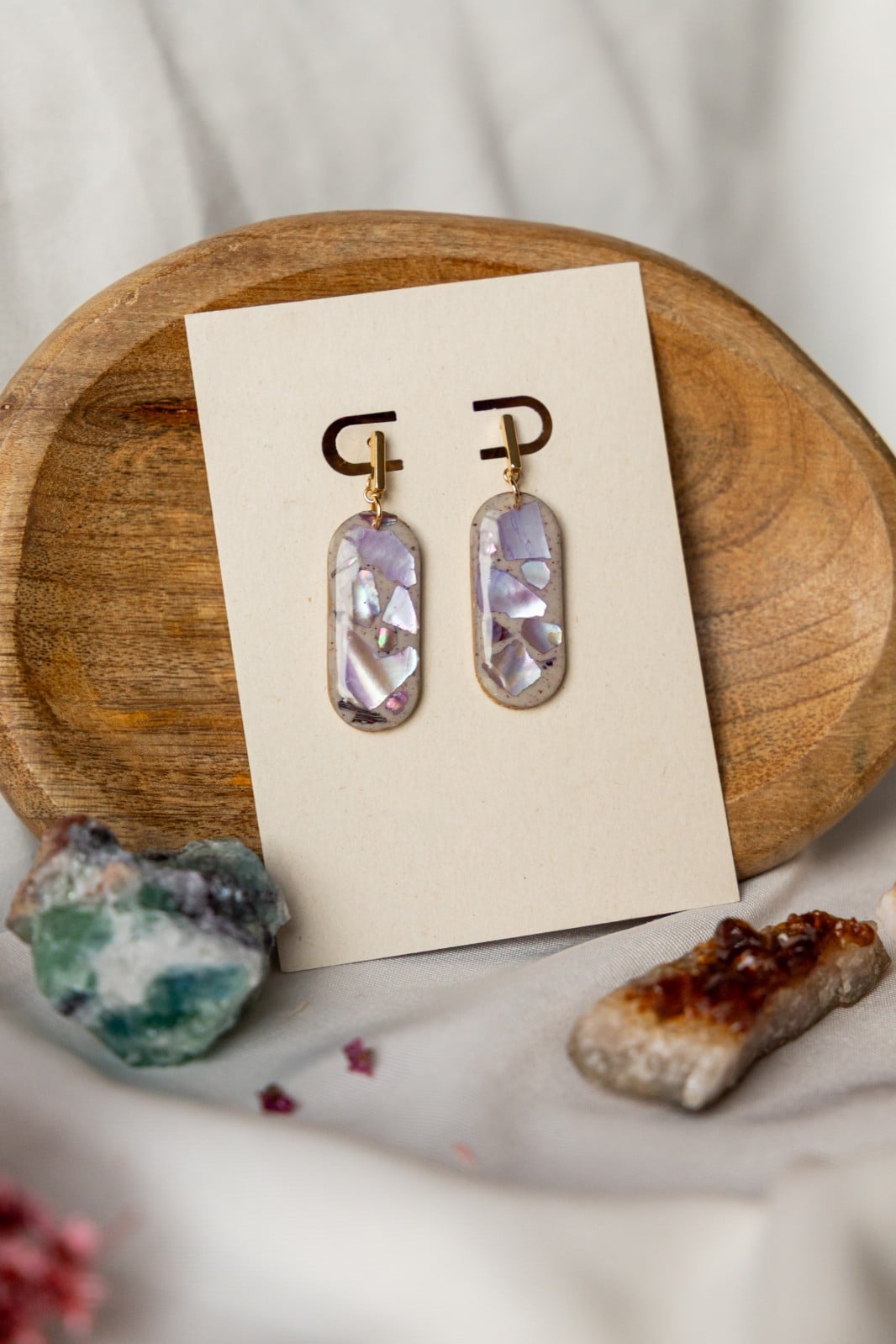 Oorbellen | Mother of Pearl Collectie - 147542 Oorbellen | Mother of Pearl Collectie