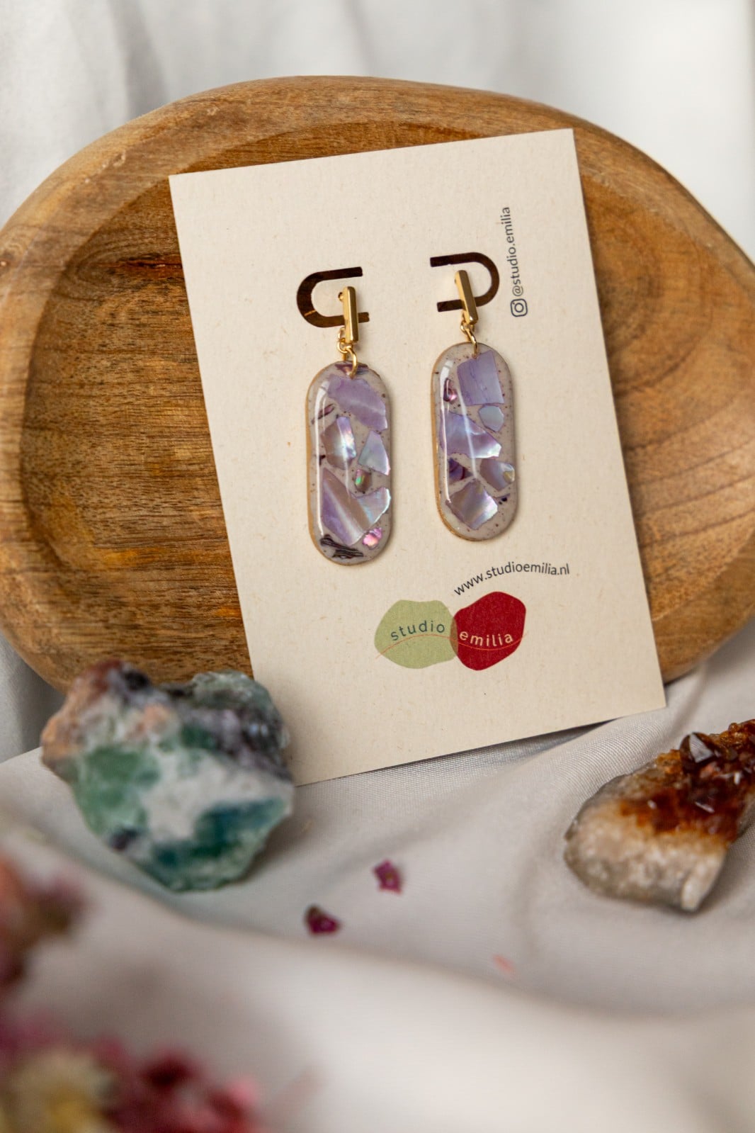 Oorbellen | Mother of Pearl Collectie - 147545 Oorbellen | Mother of Pearl Collectie