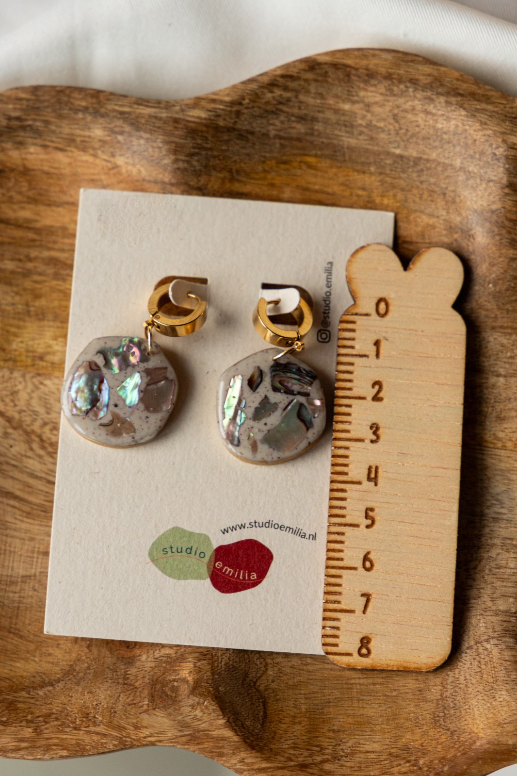 Oorbellen | Mother of Pearl Collectie - 147546 Oorbellen | Mother of Pearl Collectie