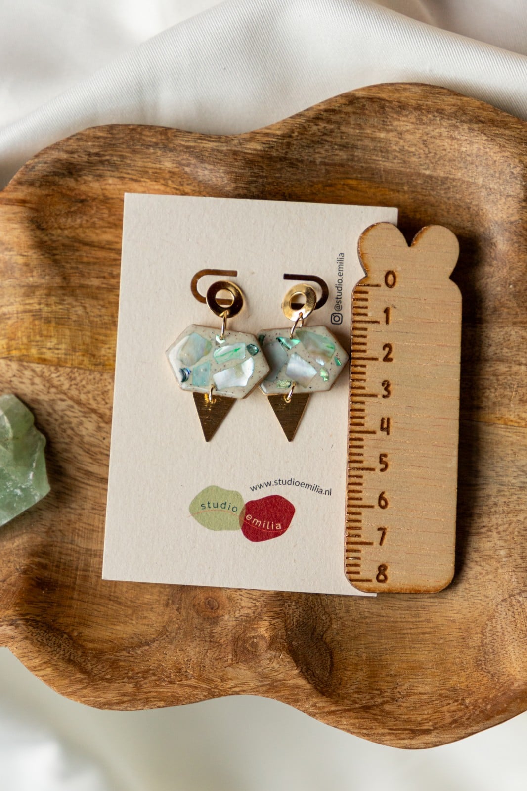 Oorbellen | Mother of Pearl Collectie - 147547 Oorbellen | Mother of Pearl Collectie