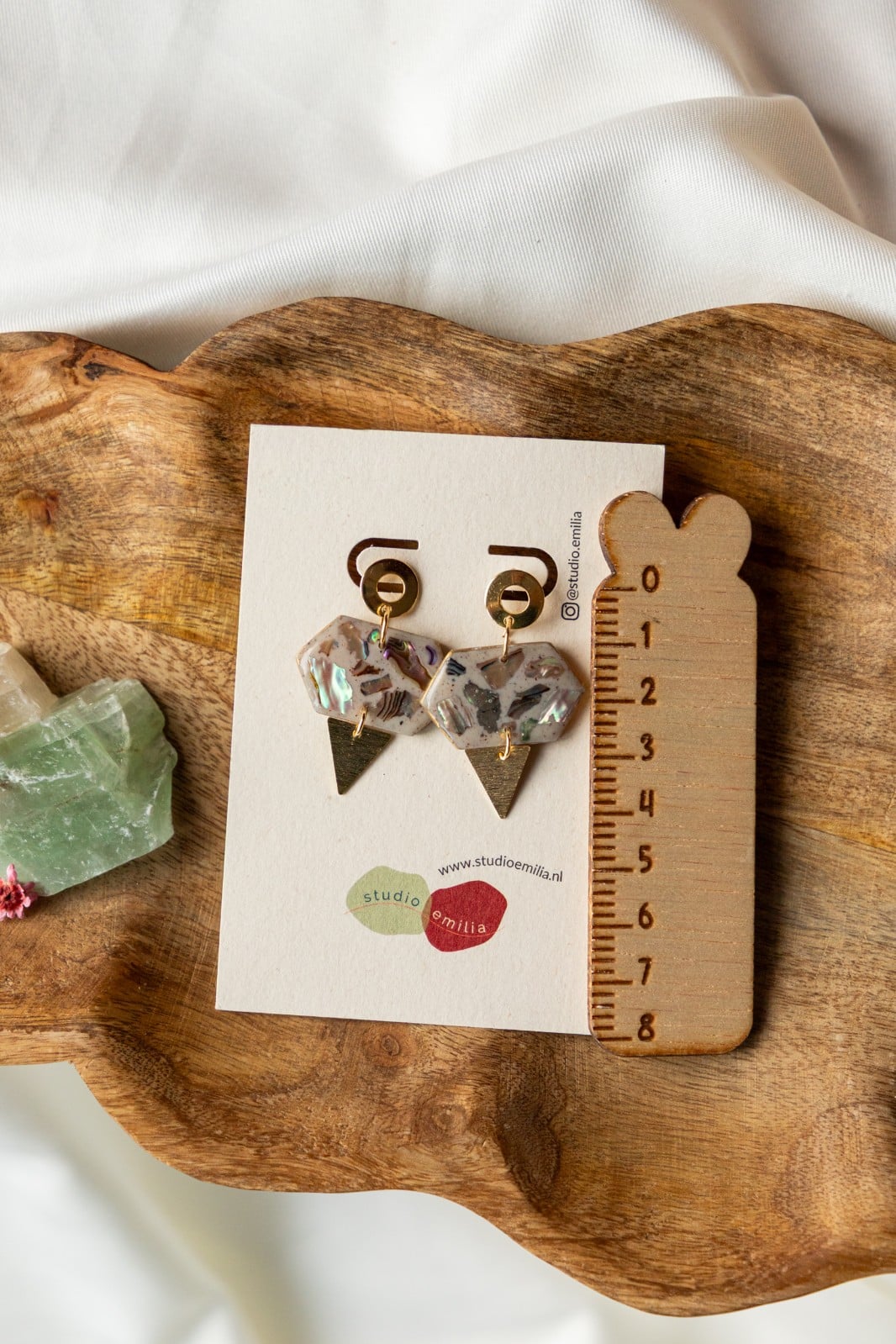 Oorbellen | Mother of Pearl Collectie - 147549 Oorbellen | Mother of Pearl Collectie