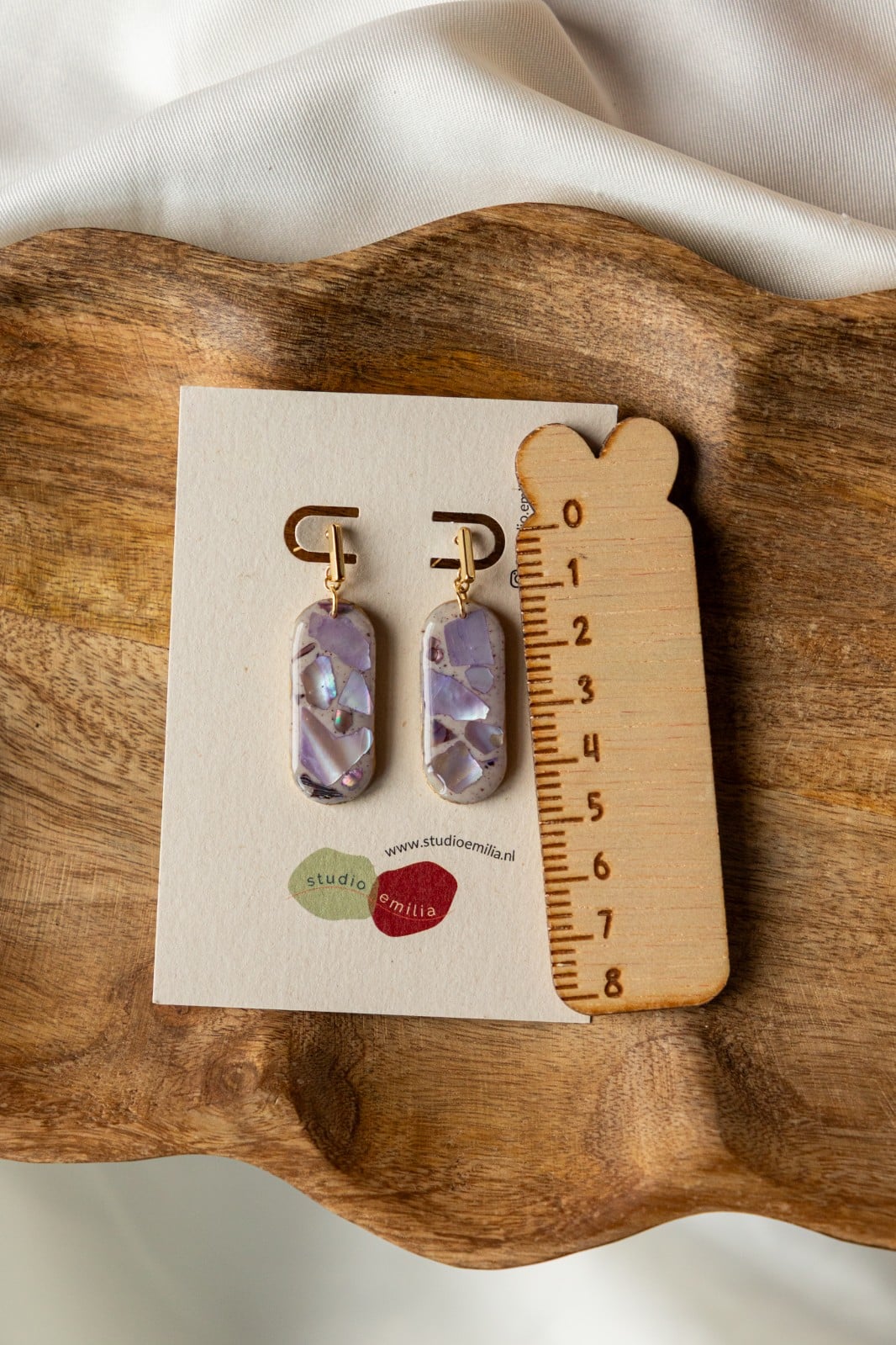 Oorbellen | Mother of Pearl Collectie - 147550 Oorbellen | Mother of Pearl Collectie