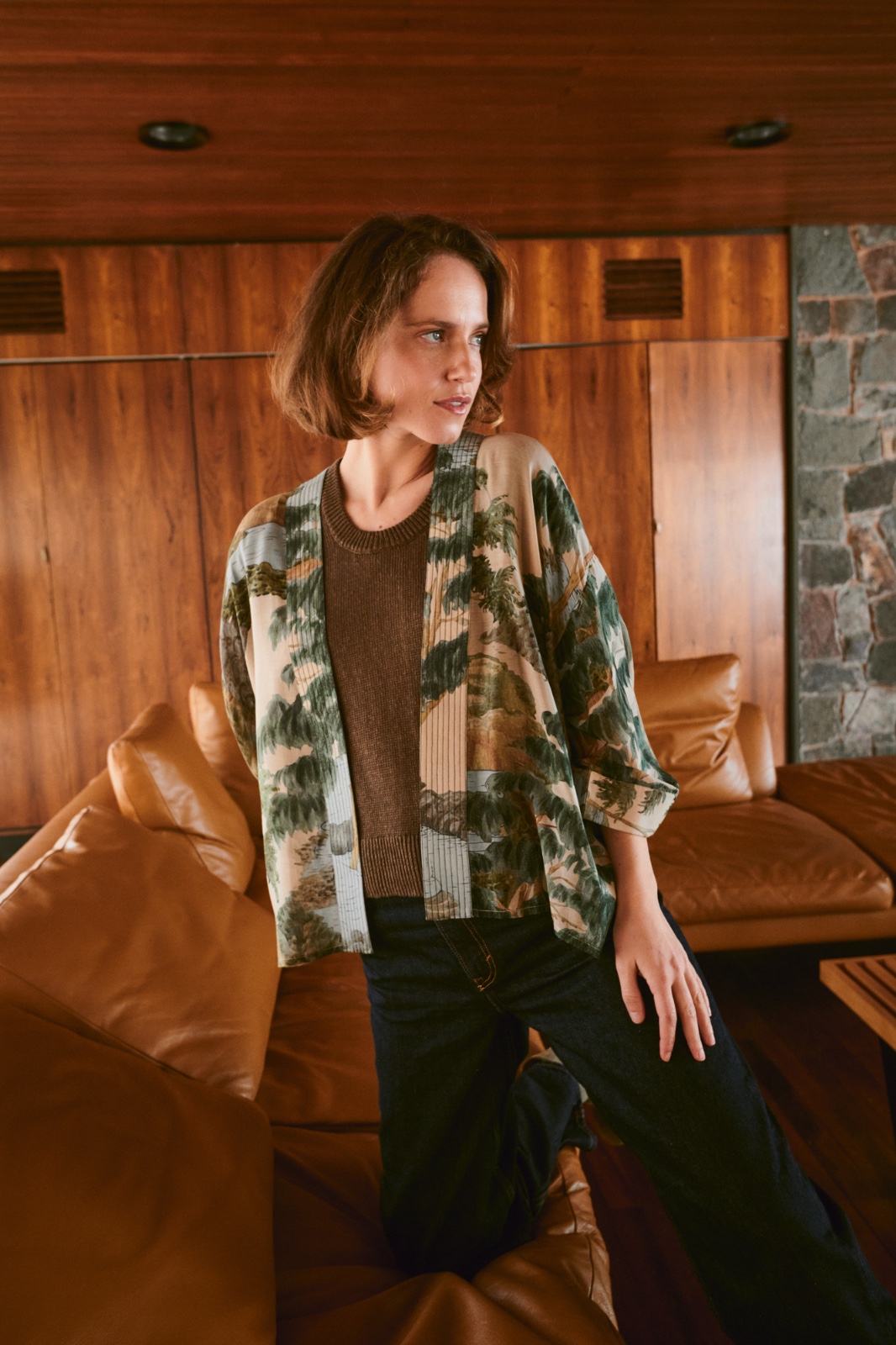 Rivers and Trees Kimono