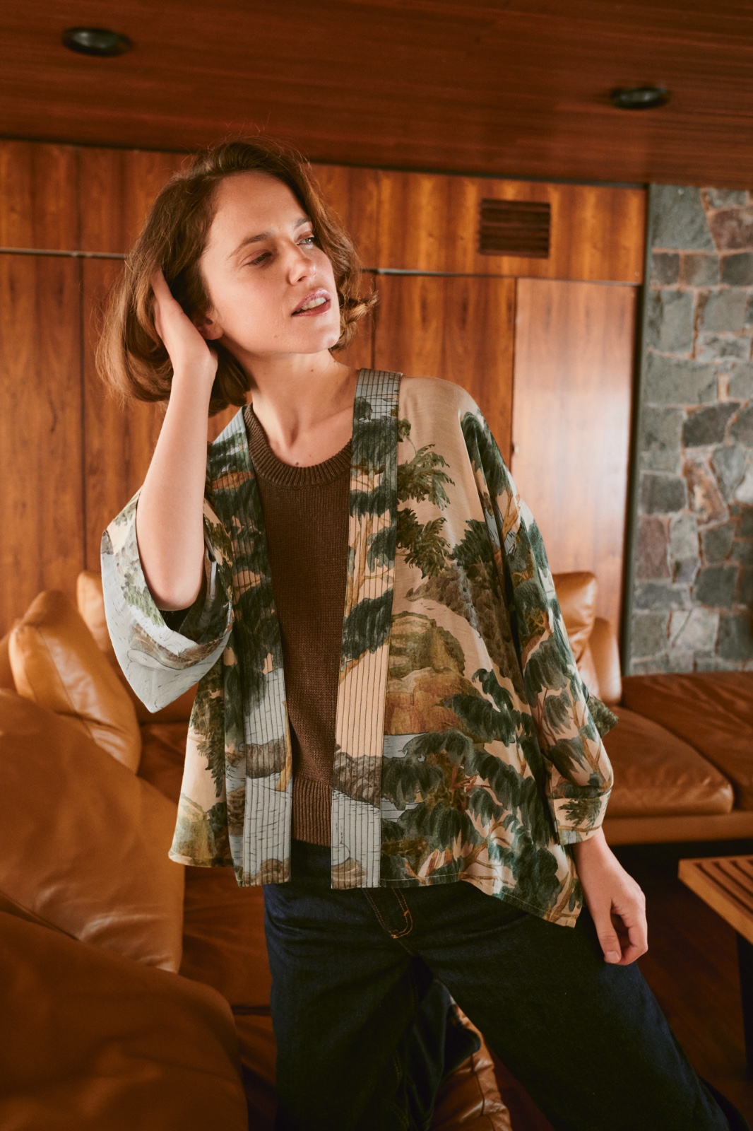 Rivers and Trees Kimono