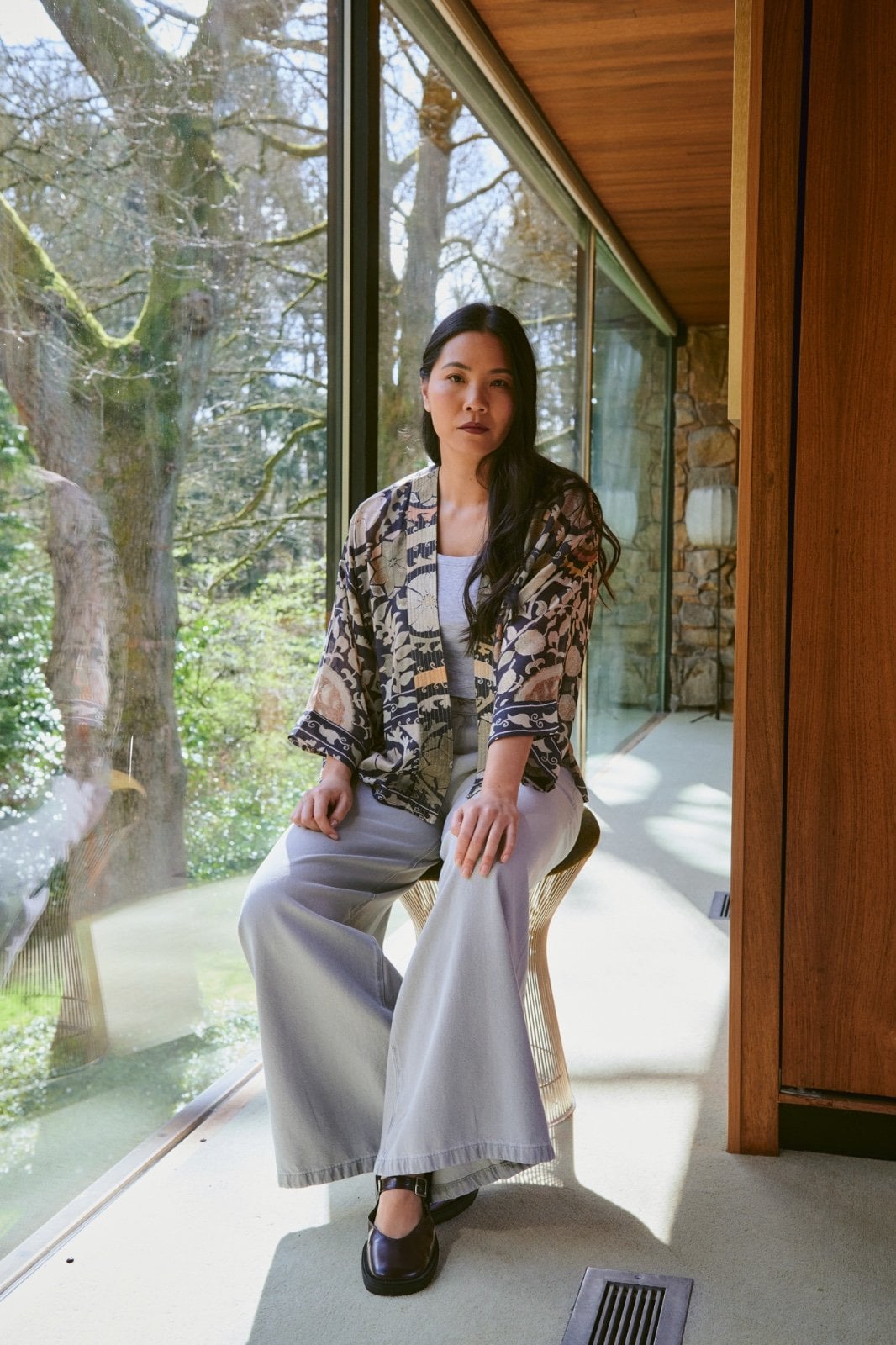 Susani Charcoal Kimono