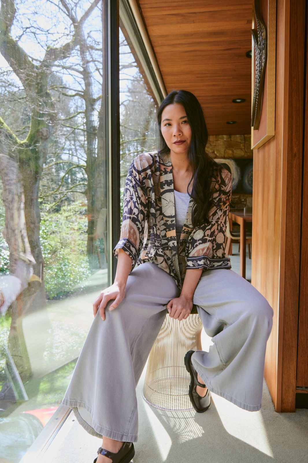 Susani Charcoal Kimono