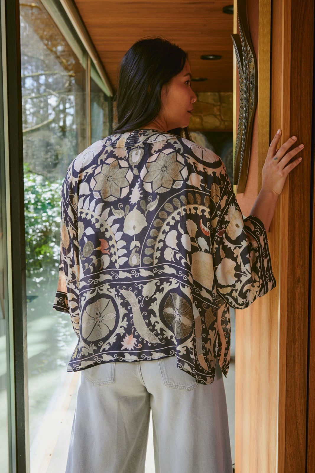 Susani Charcoal Kimono