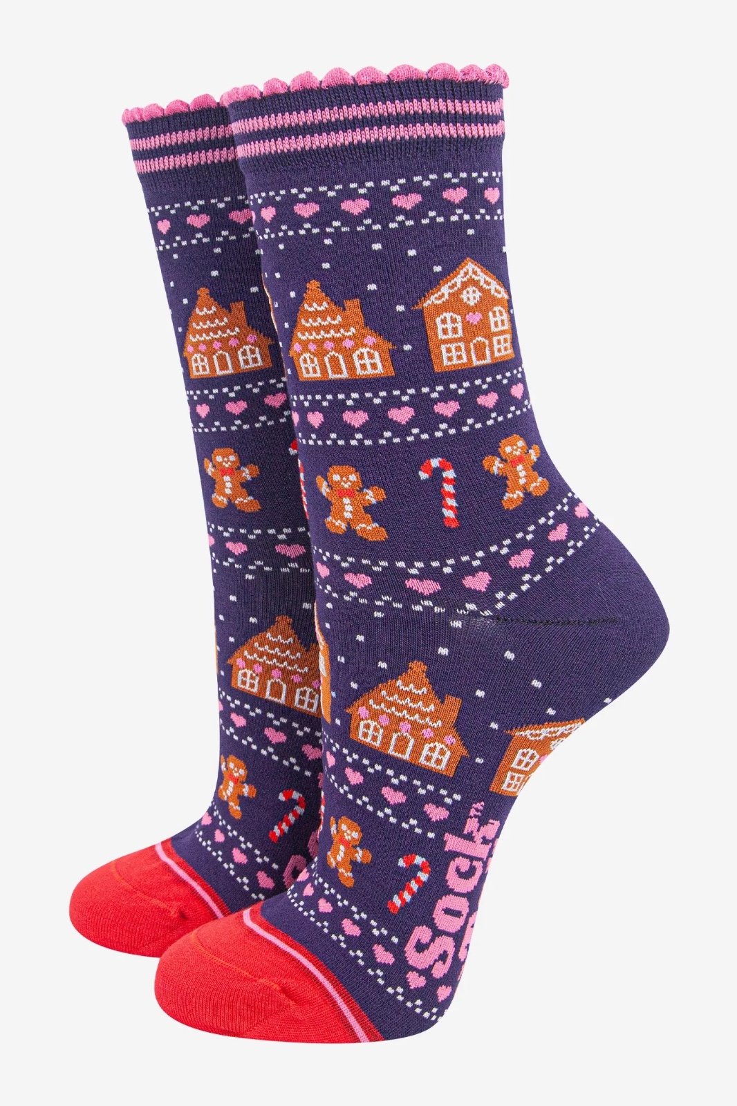 Gingerbread Fair Isle Sokken