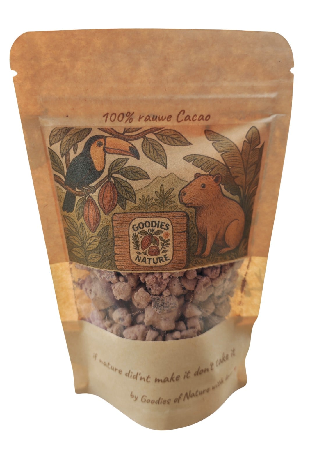 100% cacao stukjes uit Venezuela 100 gram