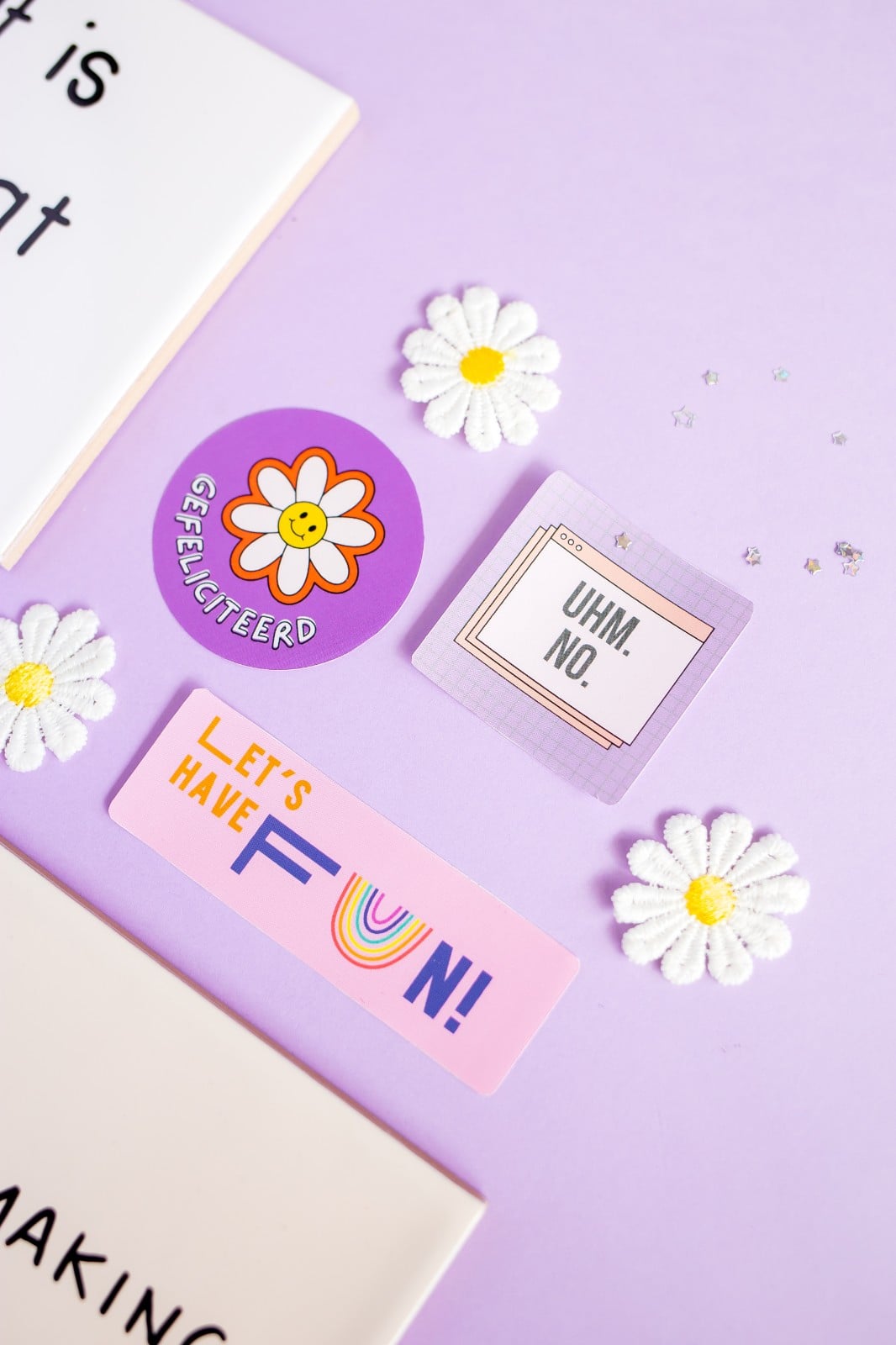 Stickerset Gekkiggeit - 12 stuks