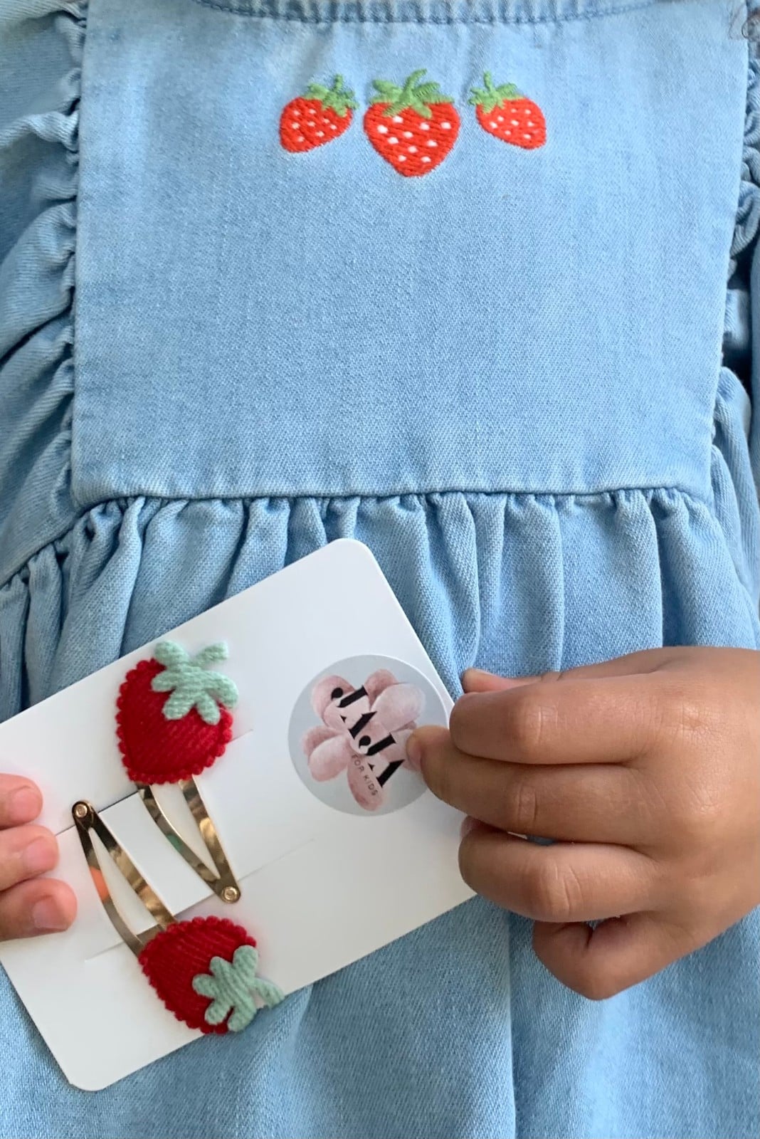 Set haarspelden Aardbei (goud, 4cm) - 117224 Set haarspelden Aardbei (goud, 4cm)