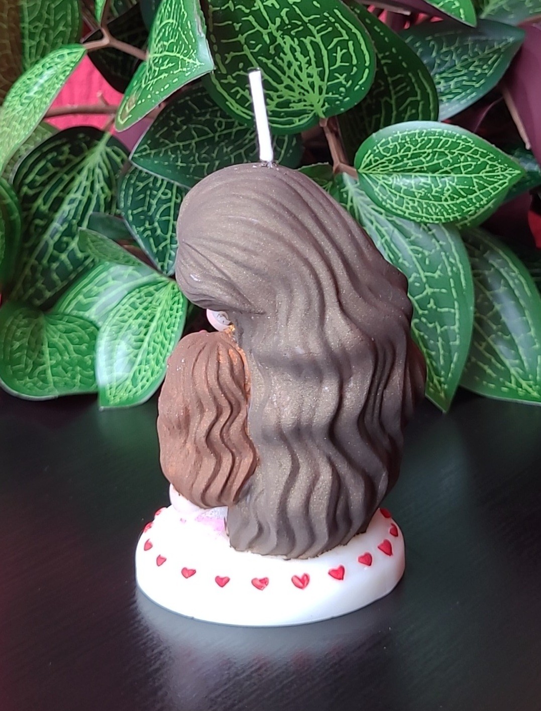 Moeder en dochter kaars - Mama & Me (Brunette)