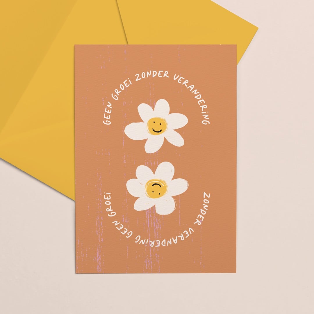 Gekleurde kaart Groei