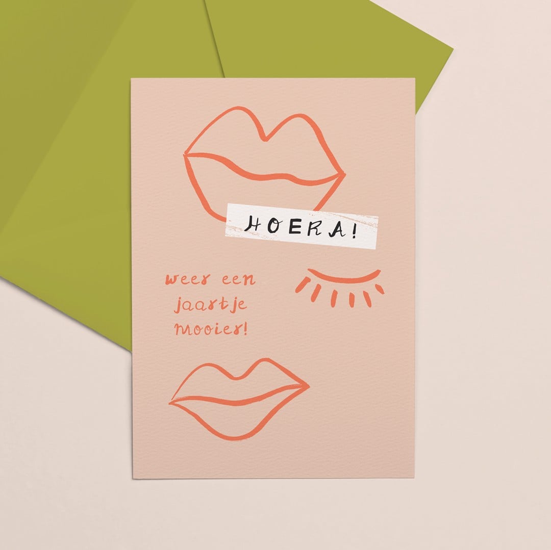 Gekleurde kaart Jaartje mooier - 69493.jpeg Gekleurde kaart Jaartje mooier