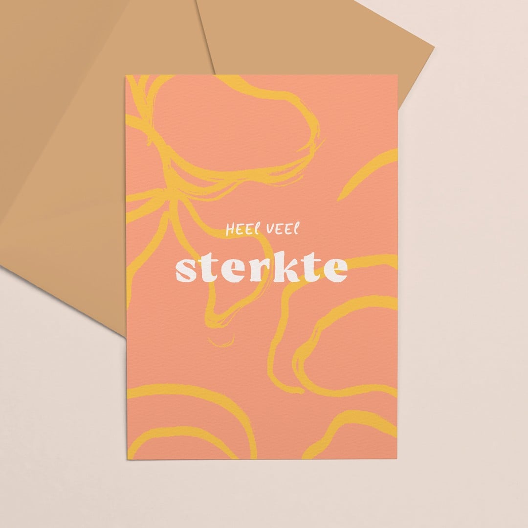 Gekleurde kaart Sterkte